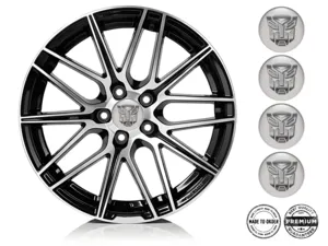 Emblema Ruota Drift Design Sleek Badge Cupola